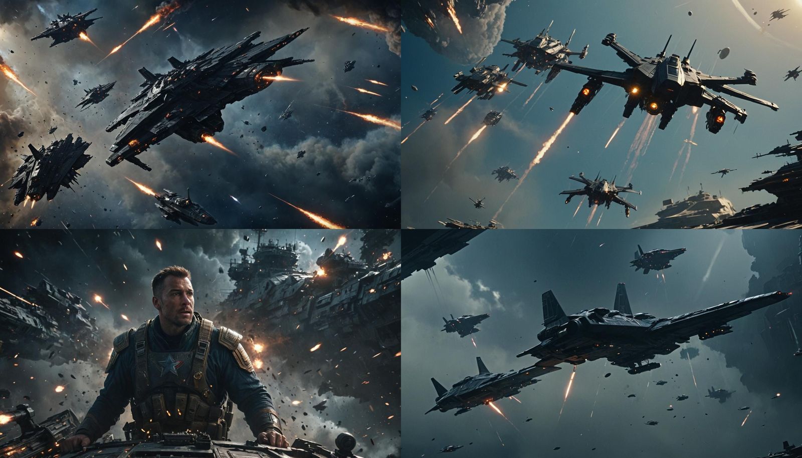 Human Stealth Fleet Battles Galactic Empire Flagship