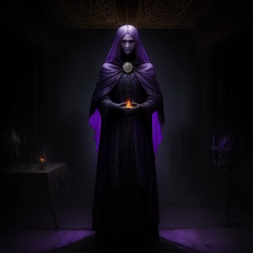 Ouija Board in Dark Attic: Art Nouveau Splash Screen