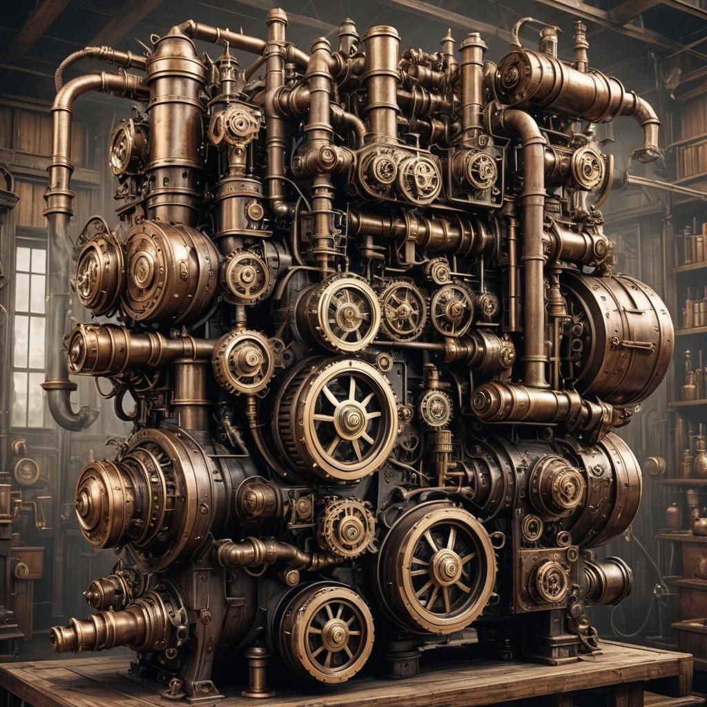 Disturbing Steampunk Engine