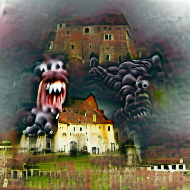 Abstract Texture Monster: Impossible Form