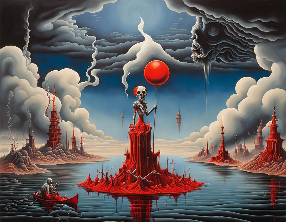 Unholy Evolutionary Trajectory in Horror Surrealism