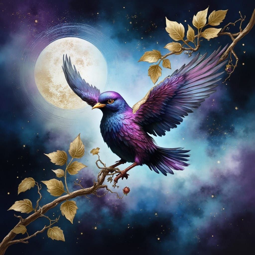 Hindenburg's Last Flight in Moody Autumn Hues