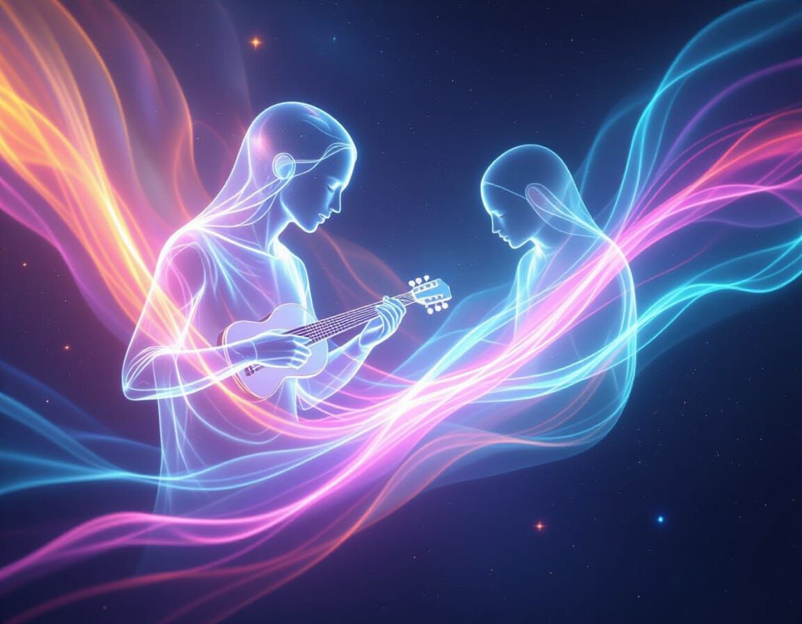 Ethereal Entities Serenade in Deep Space