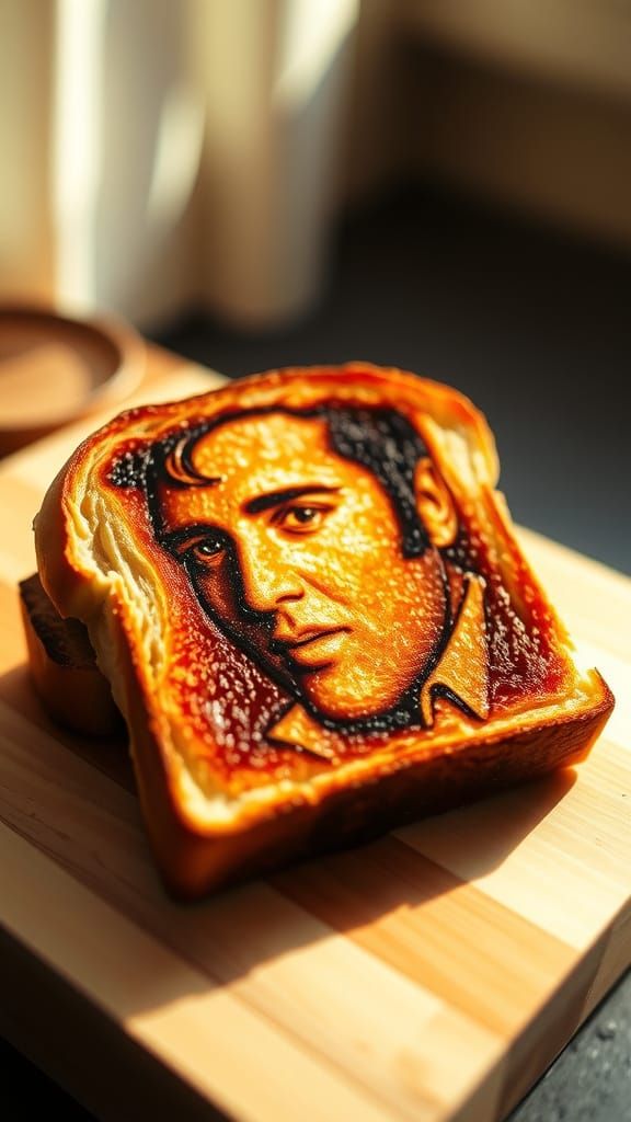 Golden-Brown Elvis Toast in Warm Morning Light