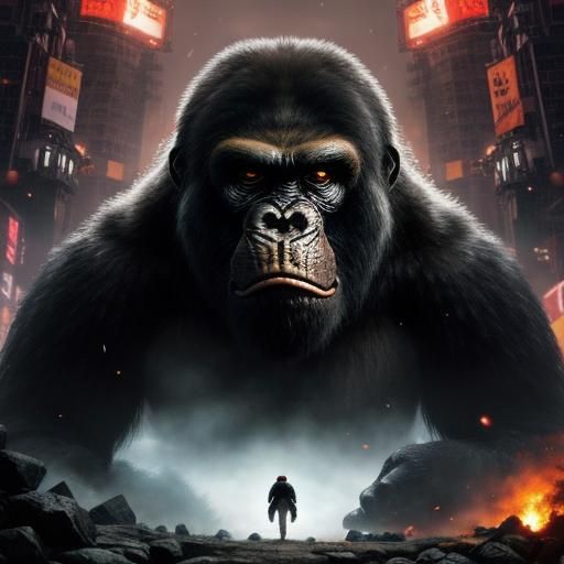 King Kong Image Generated by AI