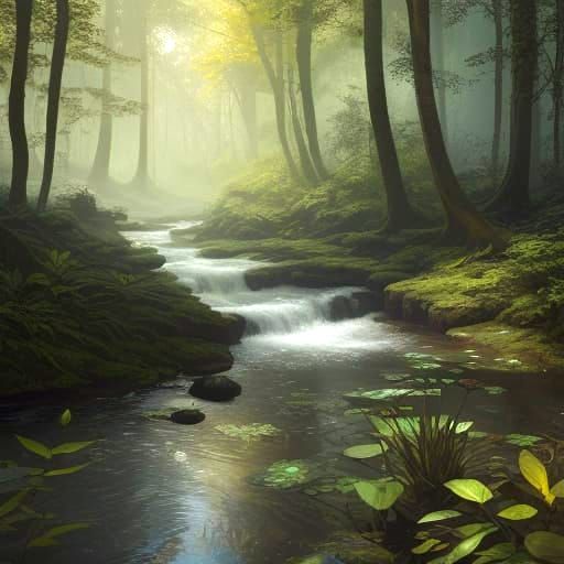 Whimsical Forest Emerges from Vintage Book