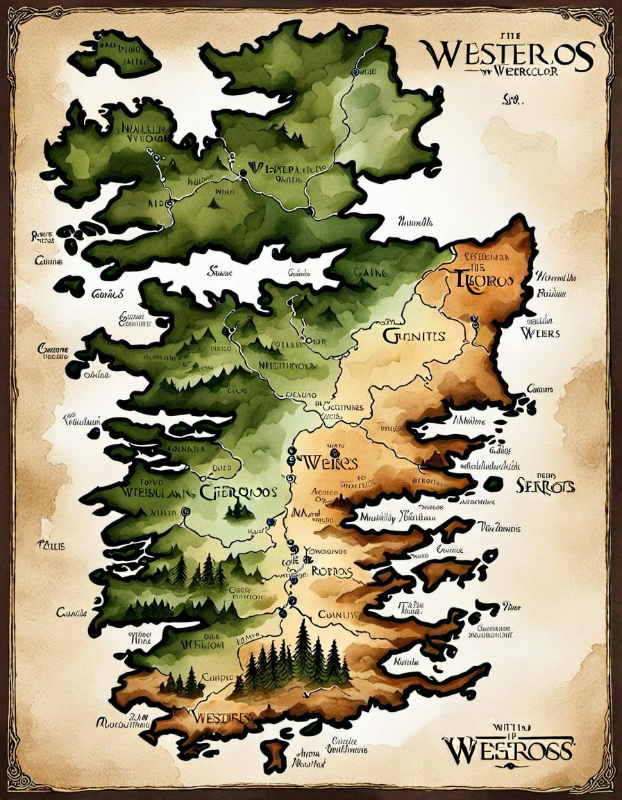 Map of Westeros