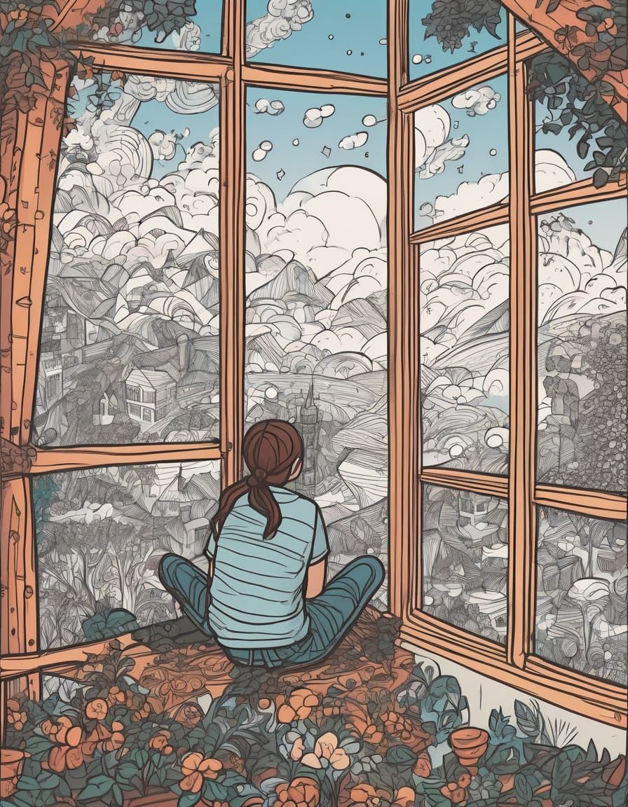 Fantasy Land Beyond the Bedroom Window