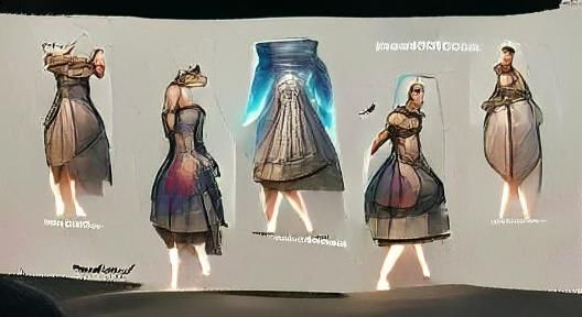 Futuristic Fashion Dress Design