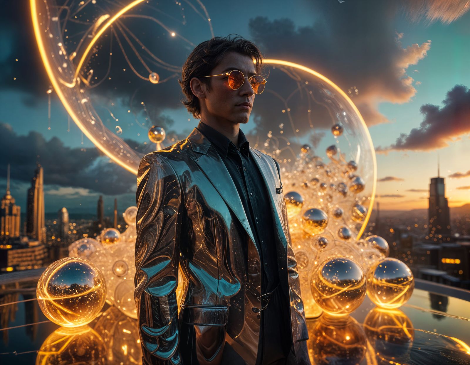 Cyberpunk Dreamscape Unveils Futuristic Reality