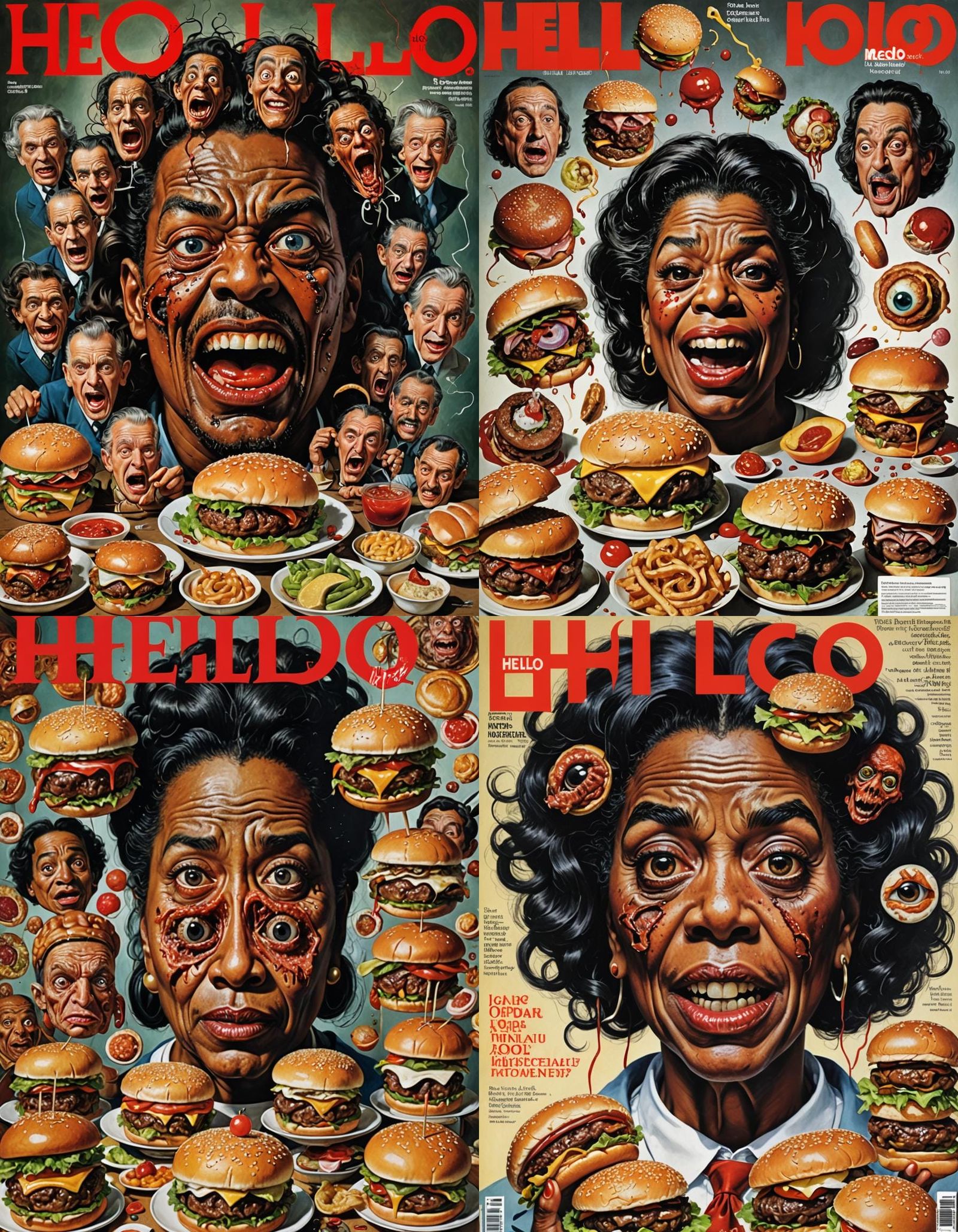 Horrific Mutated Flesh: A Macabre Magazine Cover