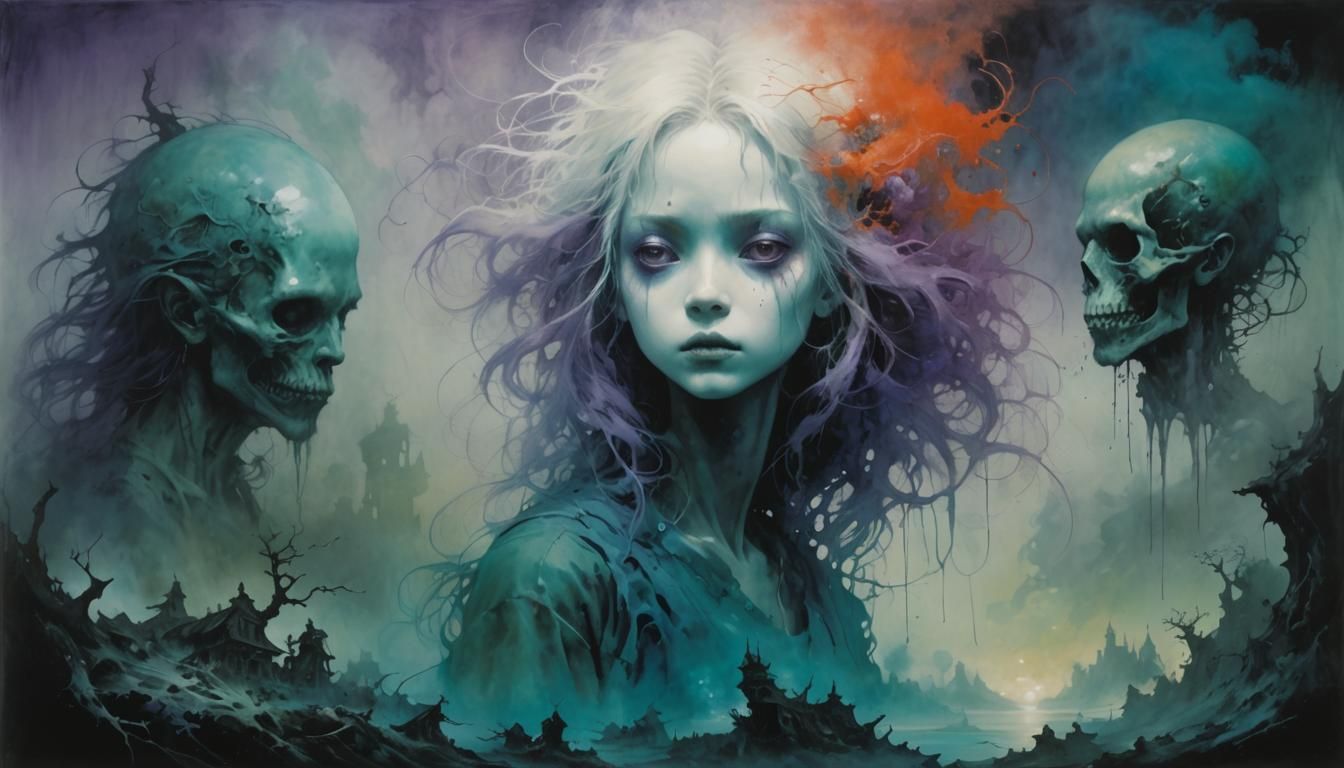 Myriad of Eyes in Dark Fantasy Style