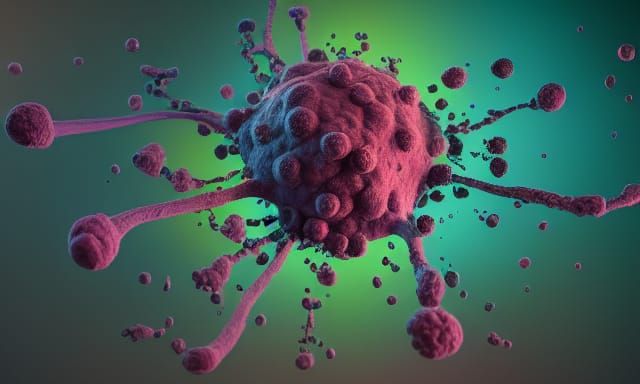 Intricate Viral Cell and Immune System Interaction