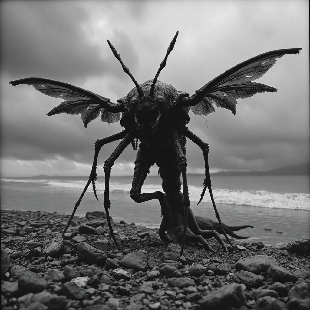 DEATH DISGUISED AS A MOSQUITO MONSTER