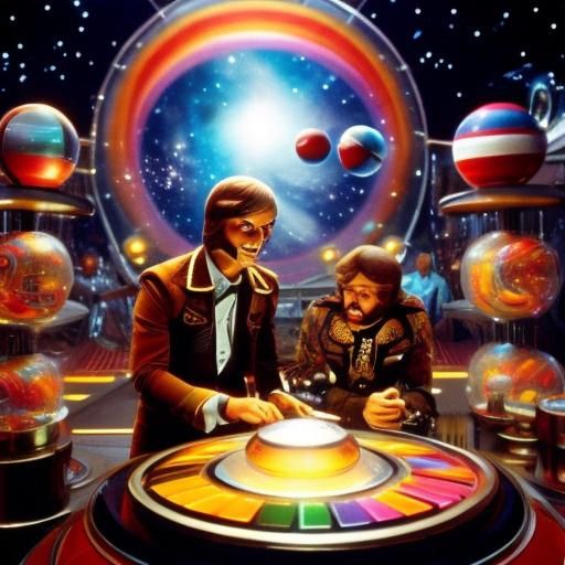 Retro Sci-Fi Movie Scene: Candy Cosmos