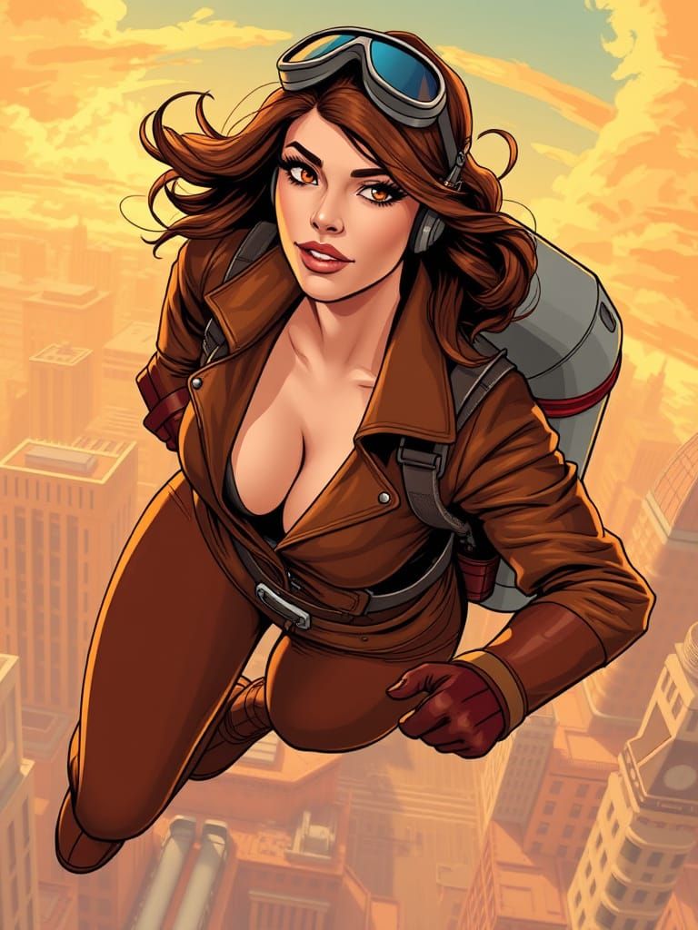 Chloe Bennet as The Rocketeer: Retro-Futuristic Adventuress