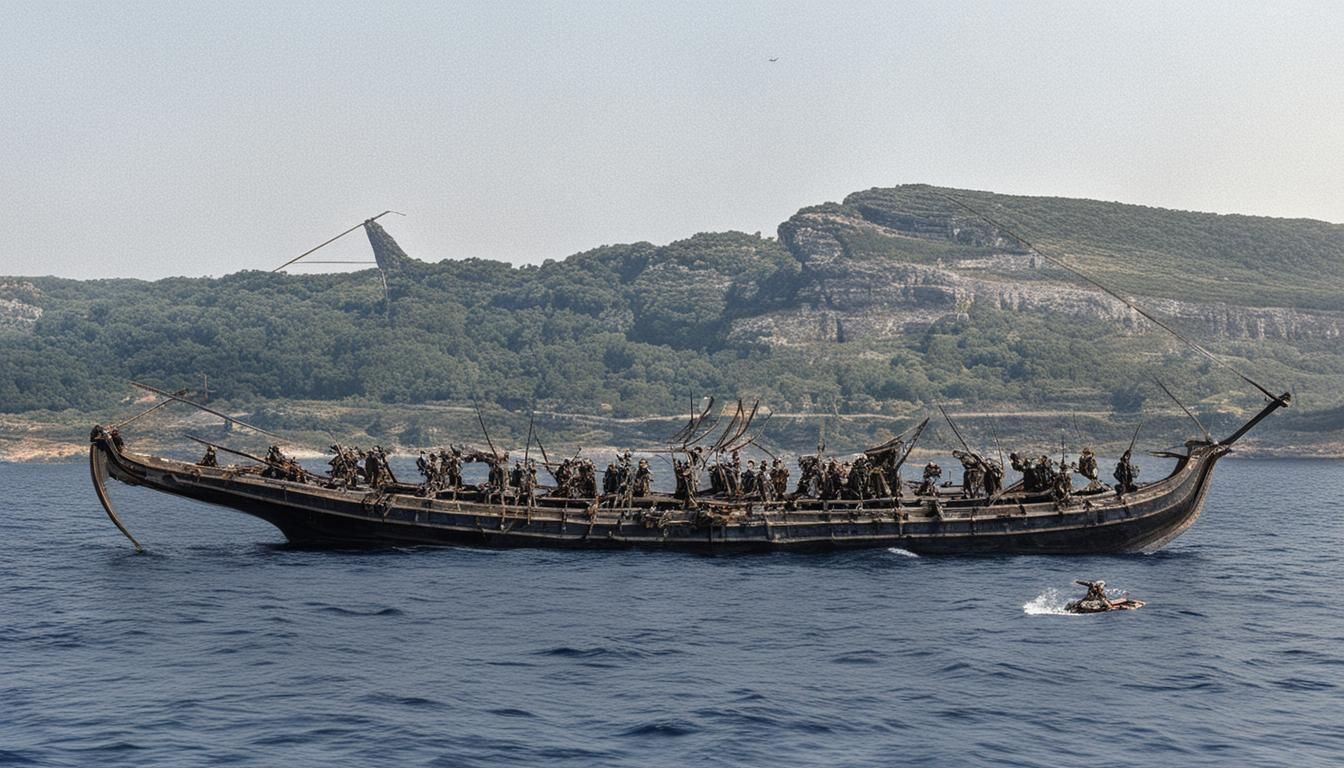 Grand Naval Battle in Ancient Rome