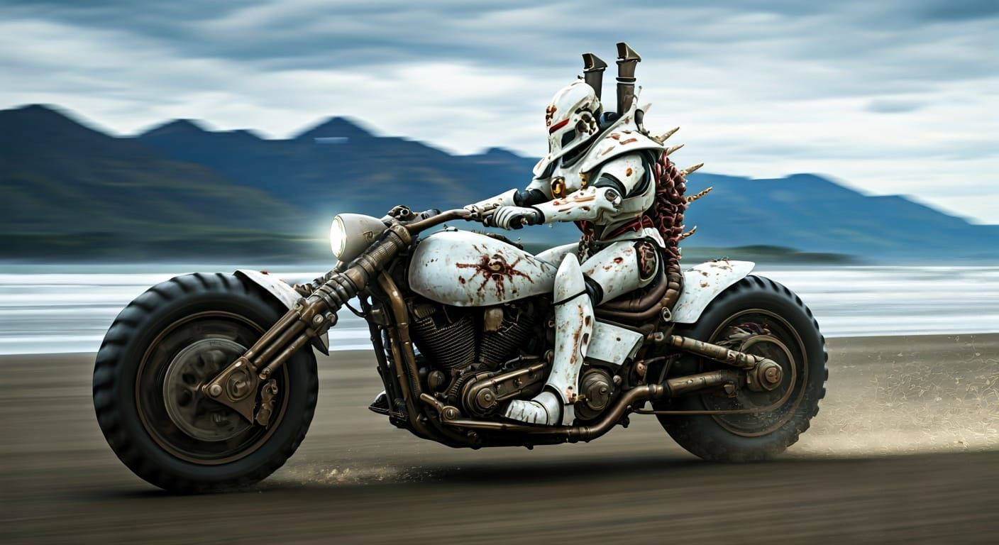 Wh40k Eldar bike-scout