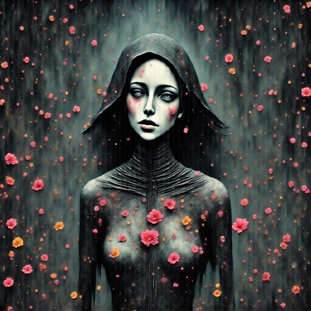 Fairy Queen Ghost in Dark Forest, Cinematic Style