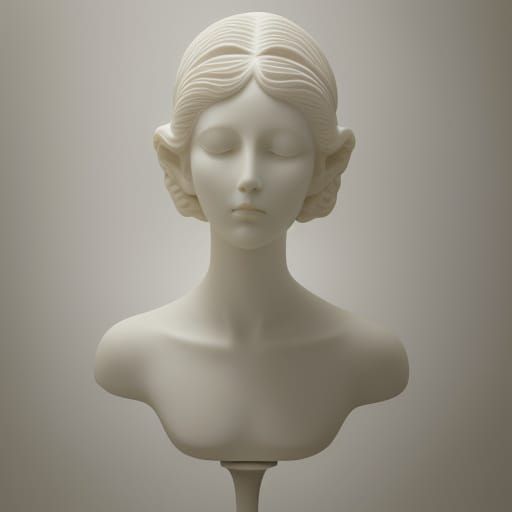 Surreal Pastel Sculpture of Melting Butter Beauty