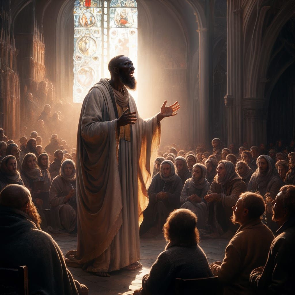 Prophet's Revelation in Grand Cathedral