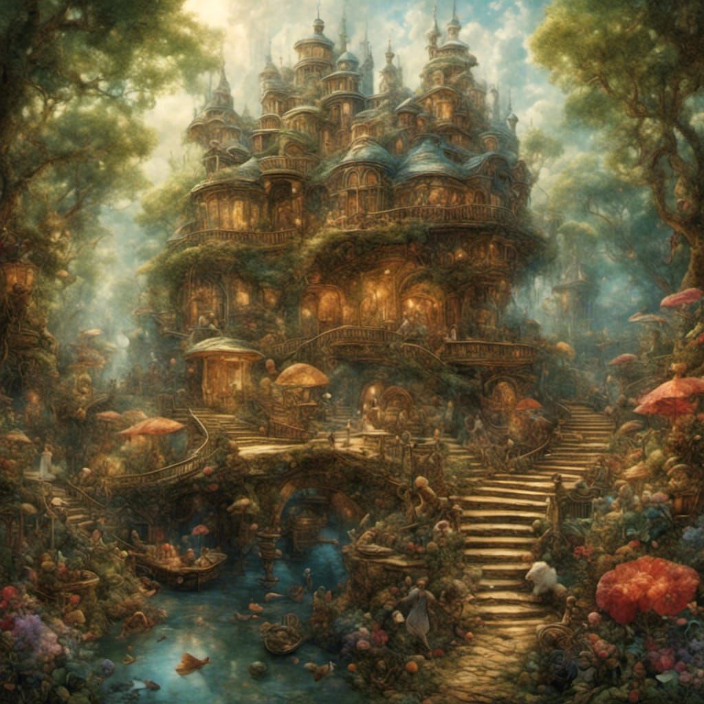 Dream of Memories: Surreal Gullyism Landscape