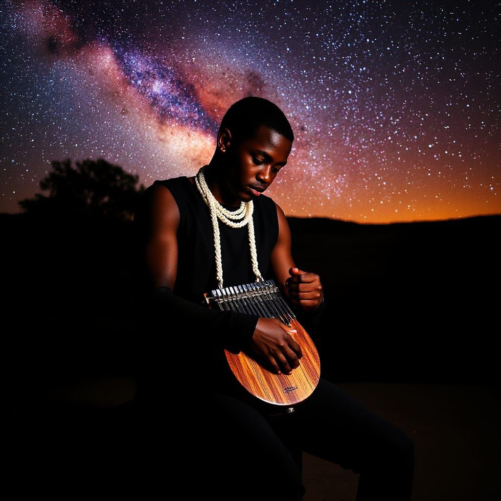 Afro-Centric Kalimba Music Under Candlelight