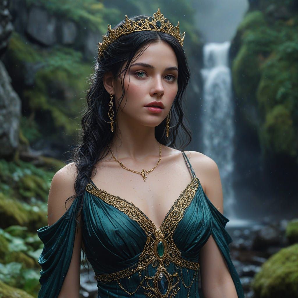 Mystical Goddess of the Overgrown Ruin