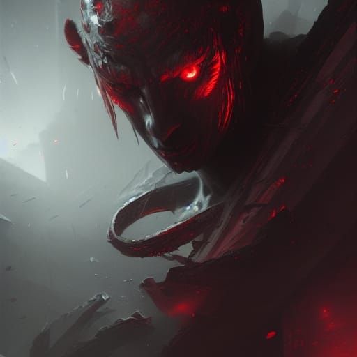 Dark Realm Assassin in Hyperdetailed Dark Fantasy Style