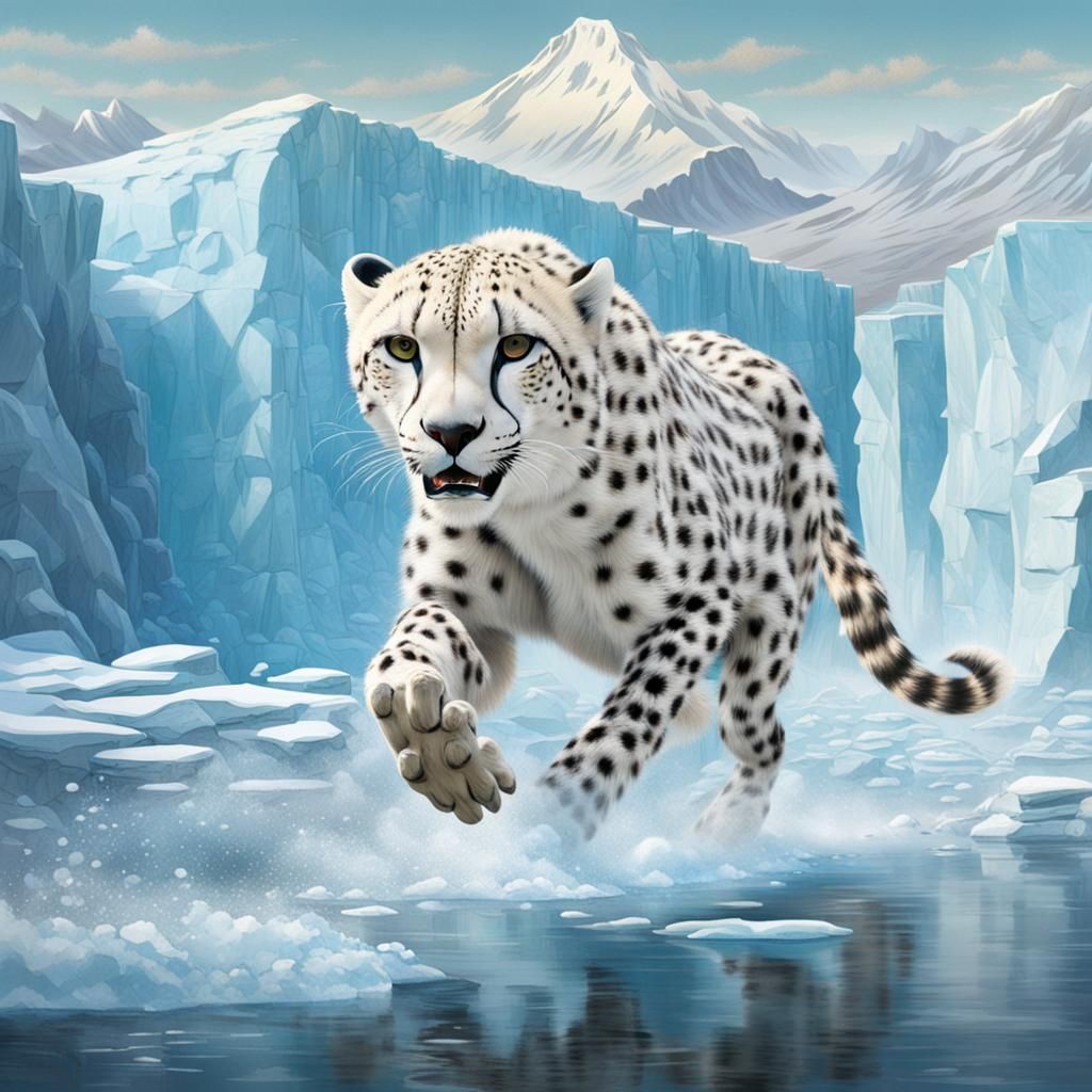 White Cheetah Glacier Run