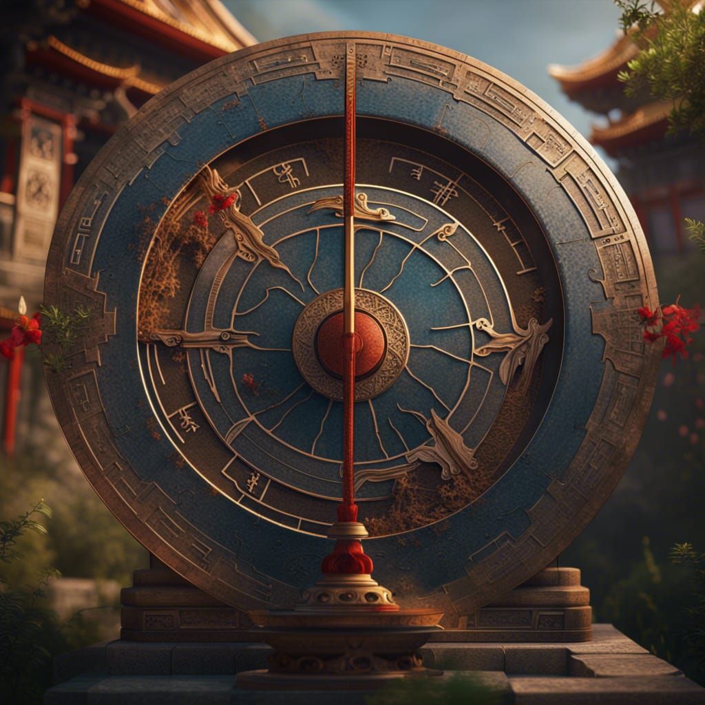 Chinese ancient Sundial