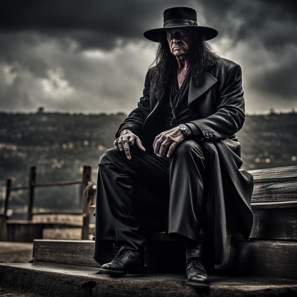 Hyperrealistic Portrait of The Undertaker