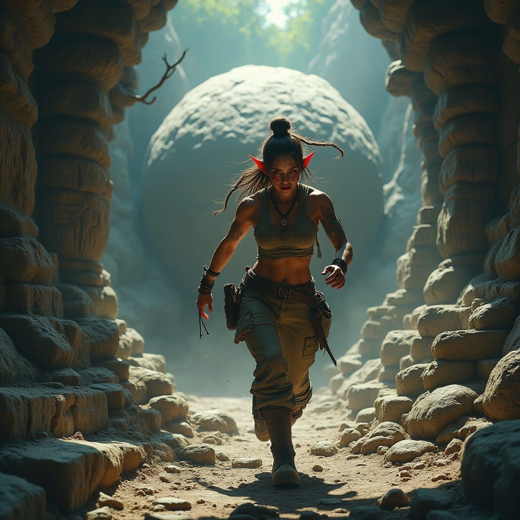 Goblin Tomb Raider Escape: Fantasy Concept Art