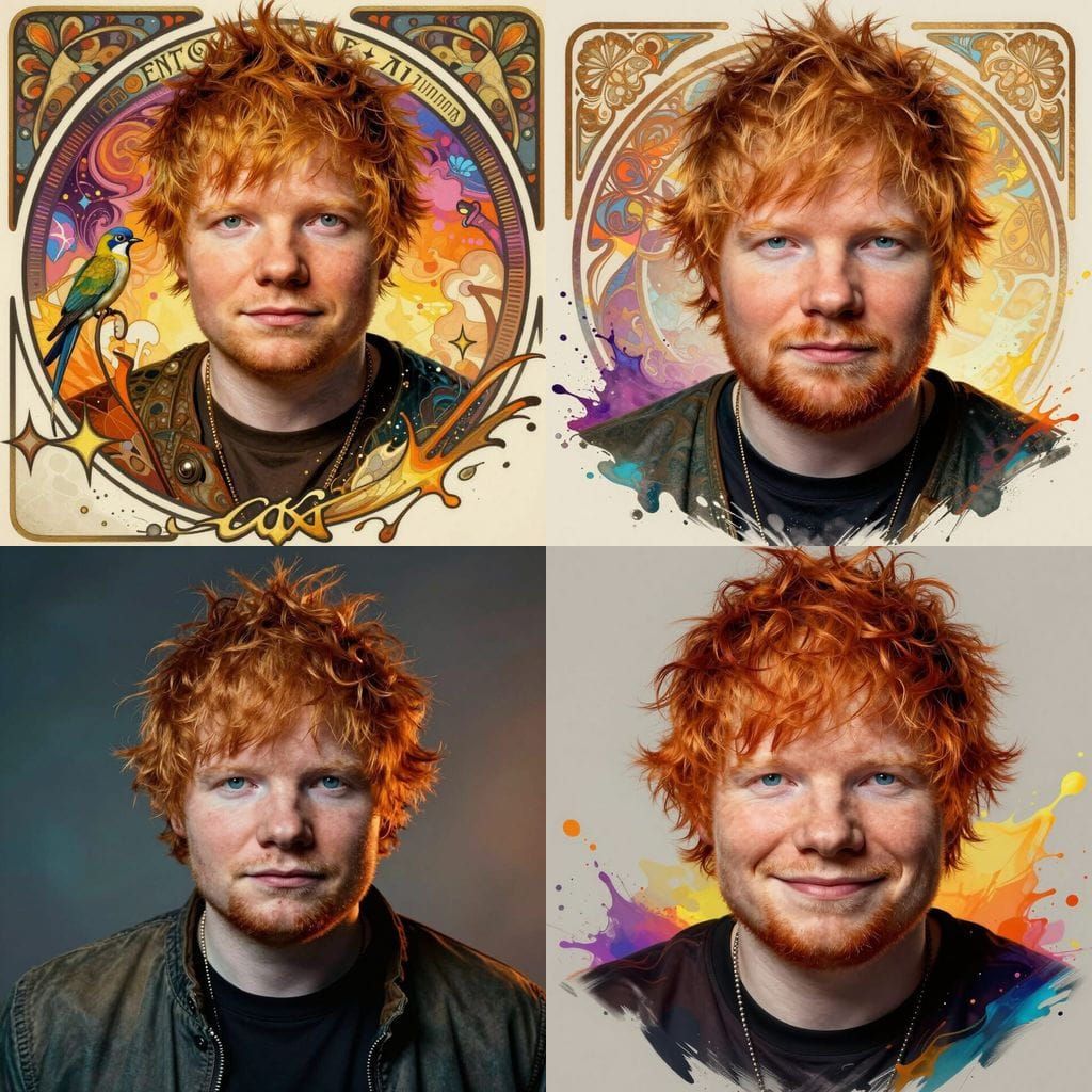 Halfling Portrait with Ed Sheeran Likeness
