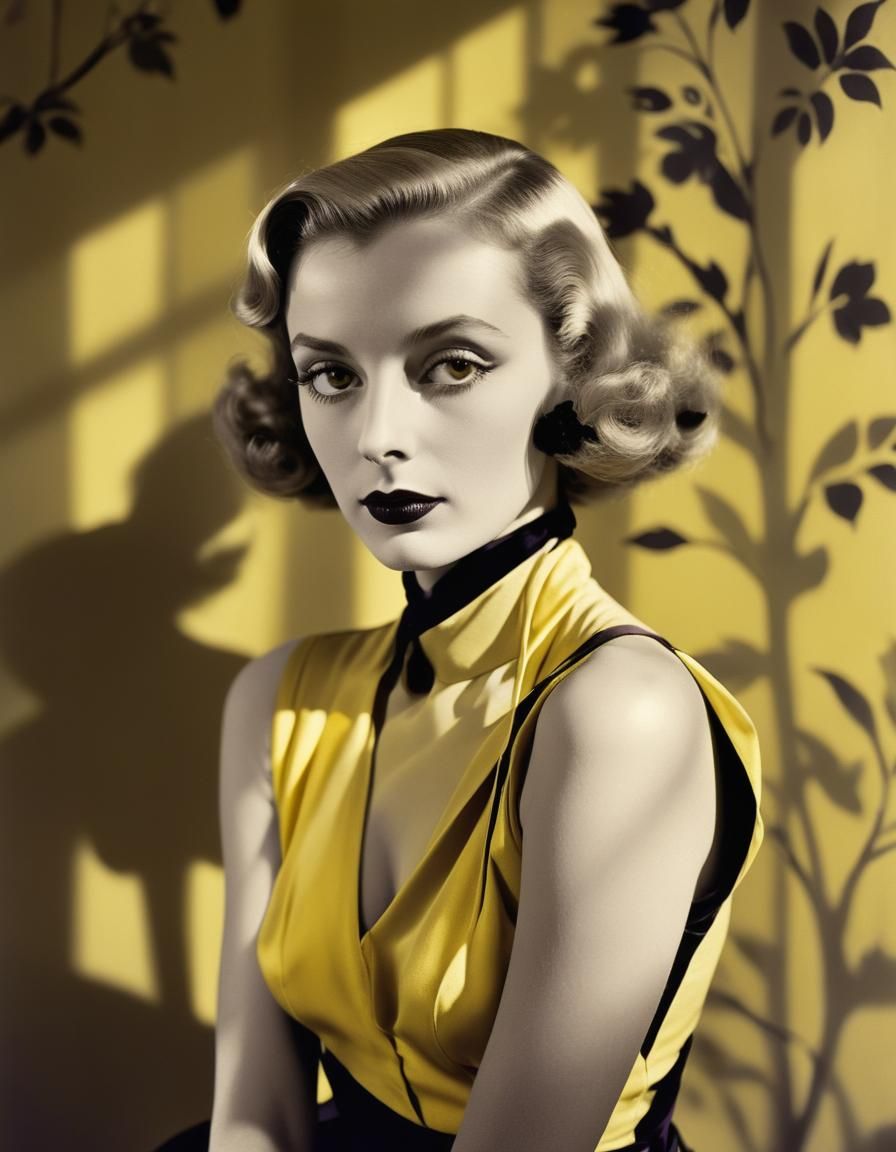 Mitford-Style Portrait with Split-Toned Accents