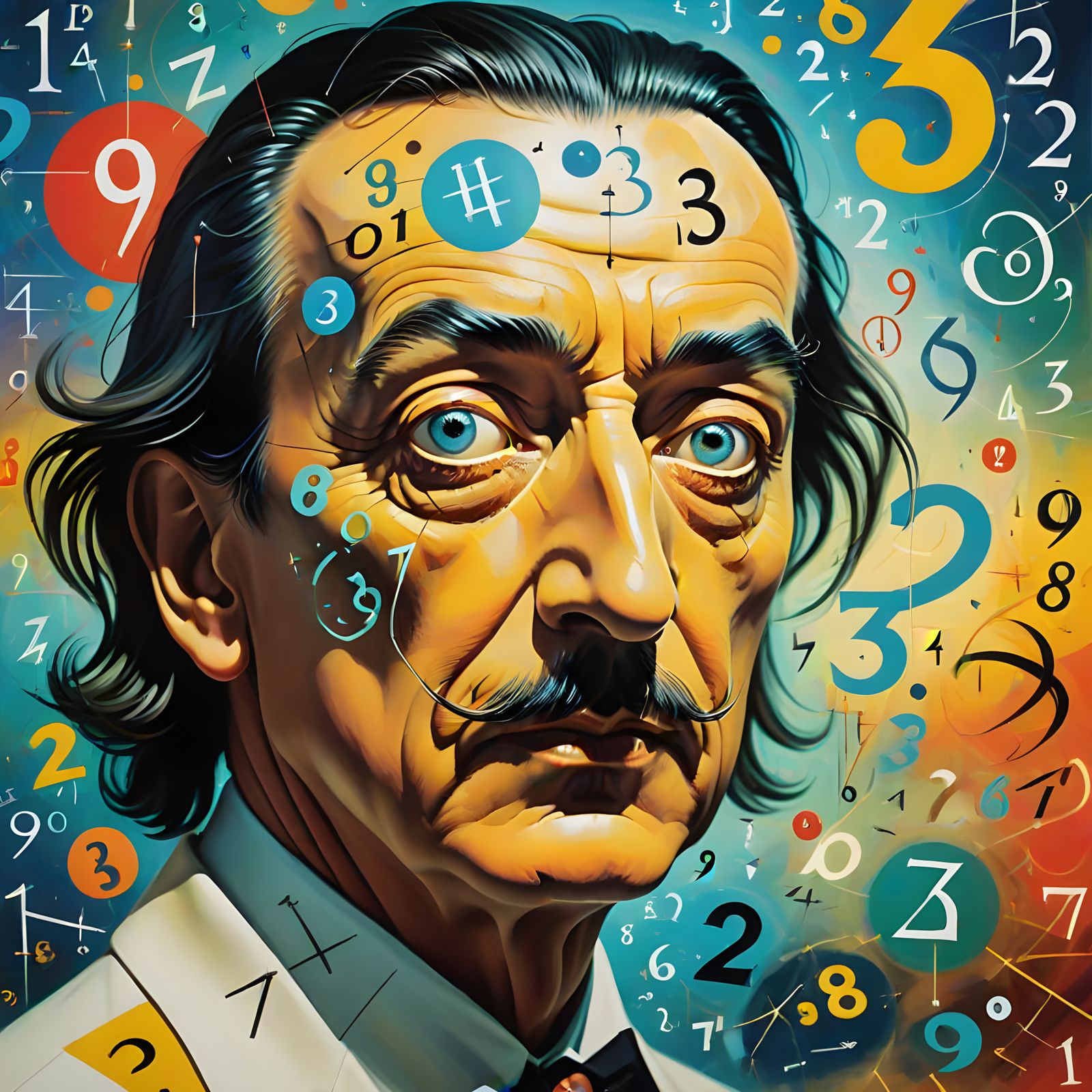 Abstract AI-Generated Image from Nonsensical Prompt