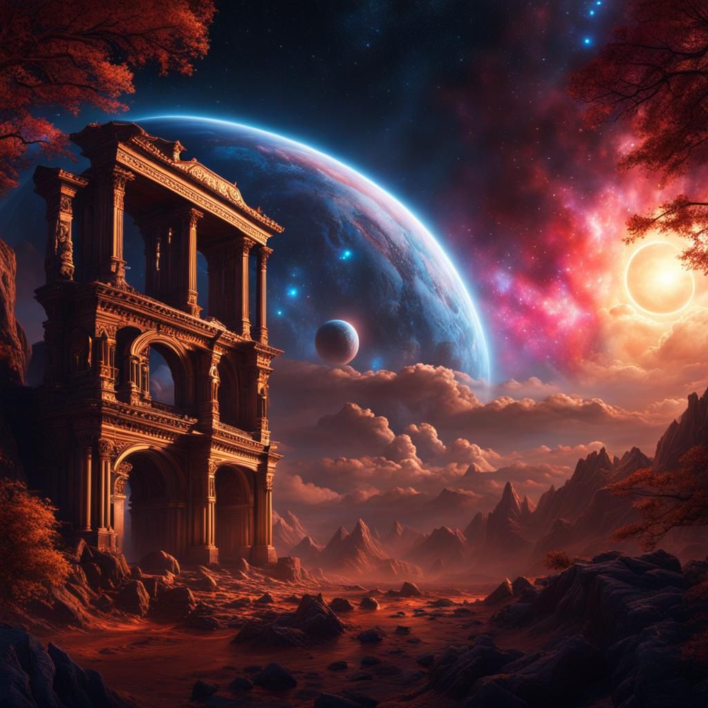 Celestial Image Featuring Phrase 'Fear Not Daniel'