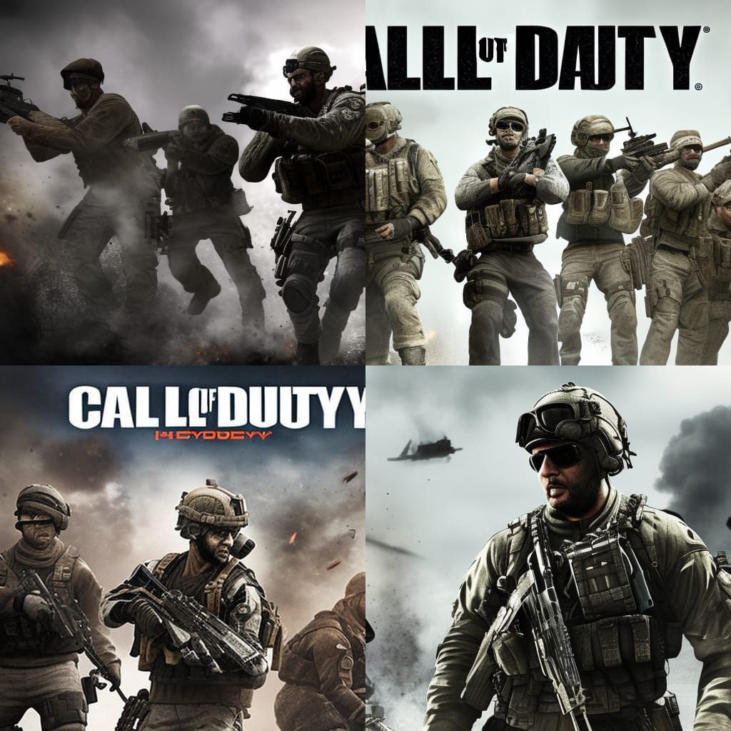 Call of Duty Inspired AI Art
