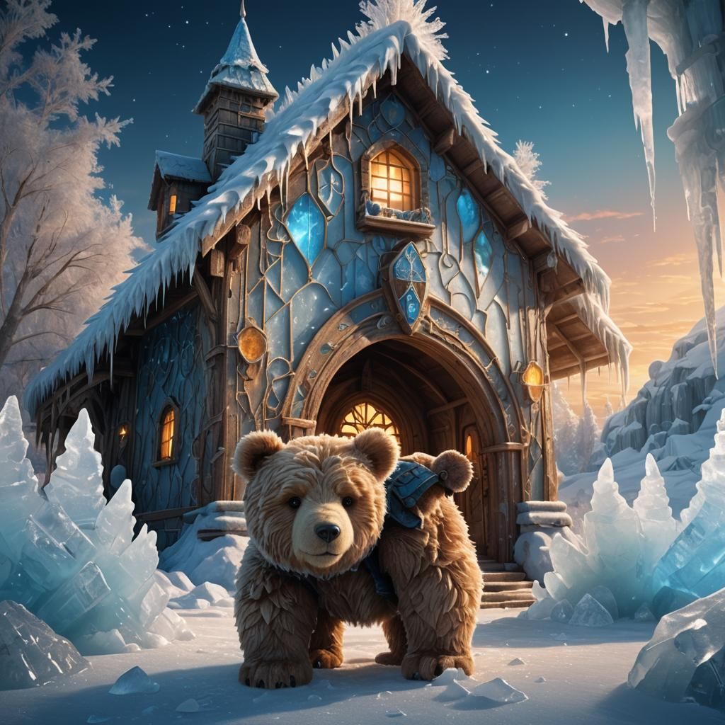 Teddy Bear at Magnificent Ice House