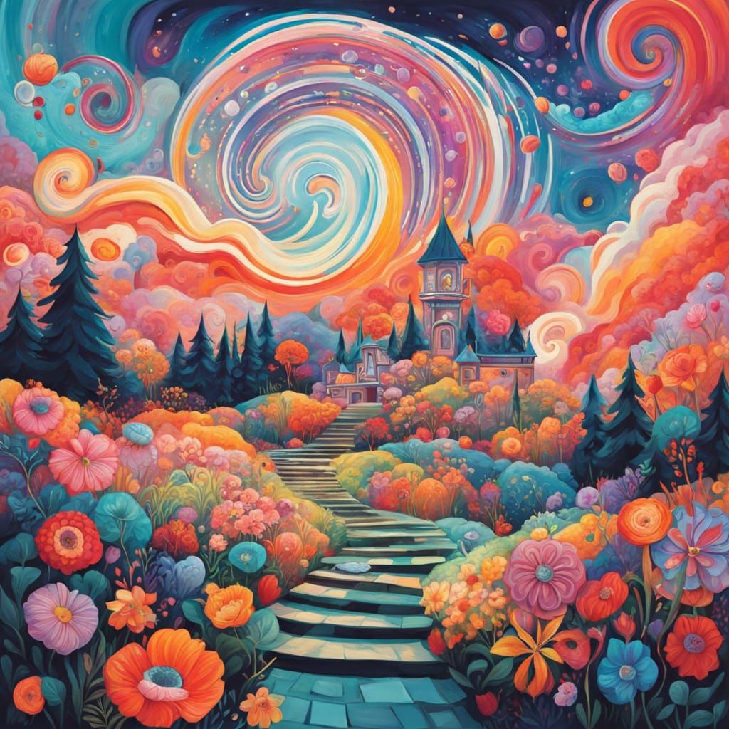 Vibrant Wonderland Sky Transforms to Revealed Heaven