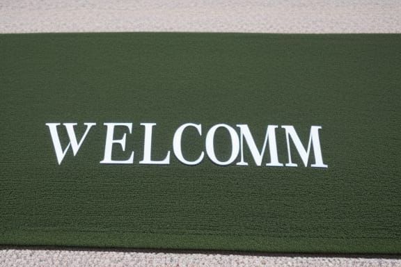 Simple Welcome Mat Design