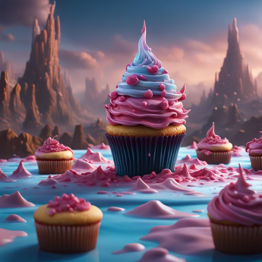 Fantastical Detailed Matte Painting in Deep Color