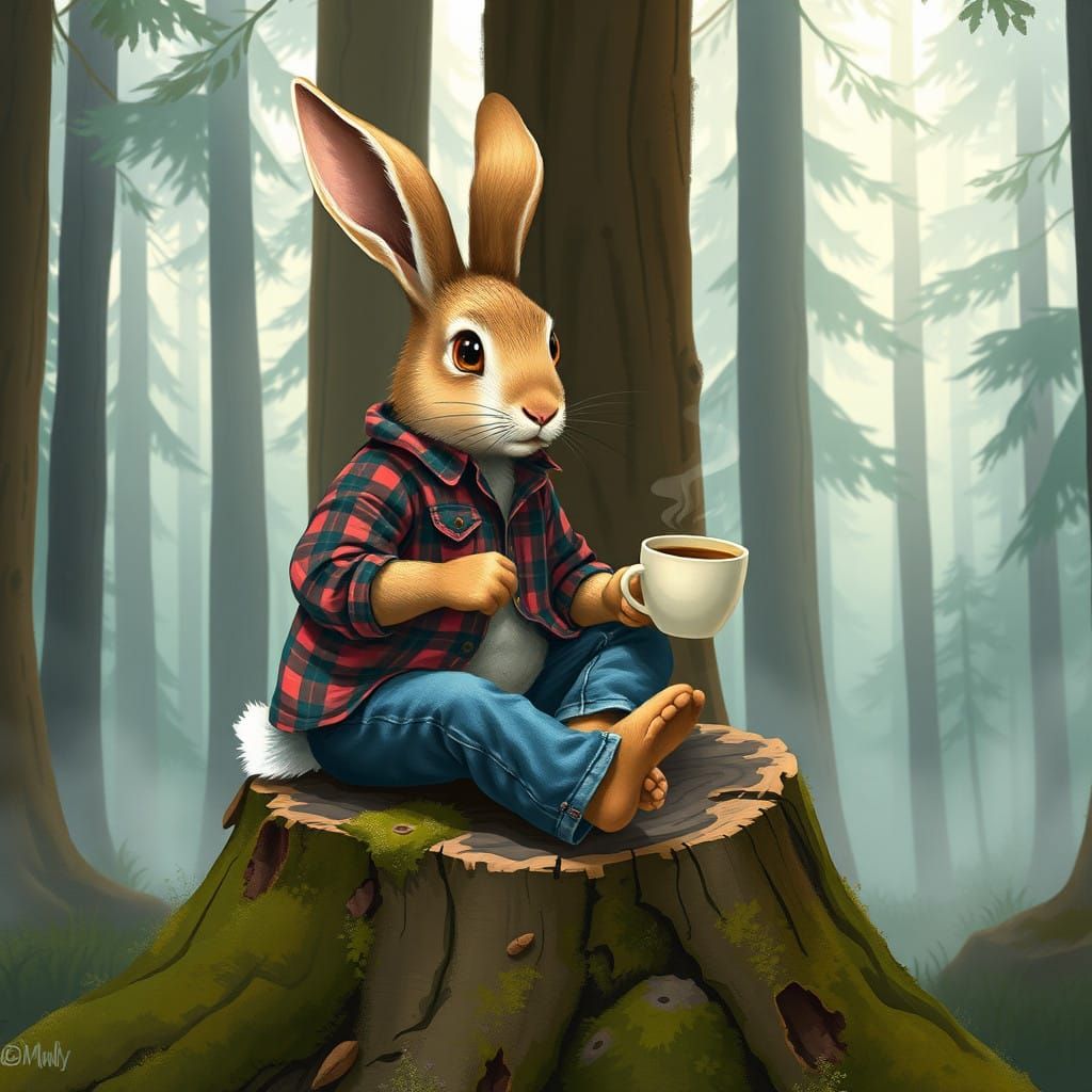 Morning in the forest