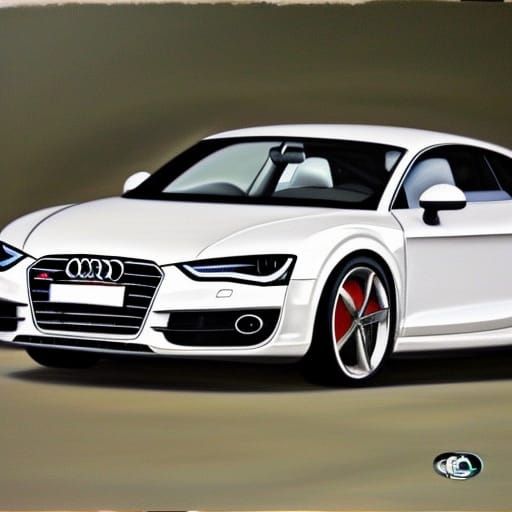 AUDI as Oil Painting by James Gurney