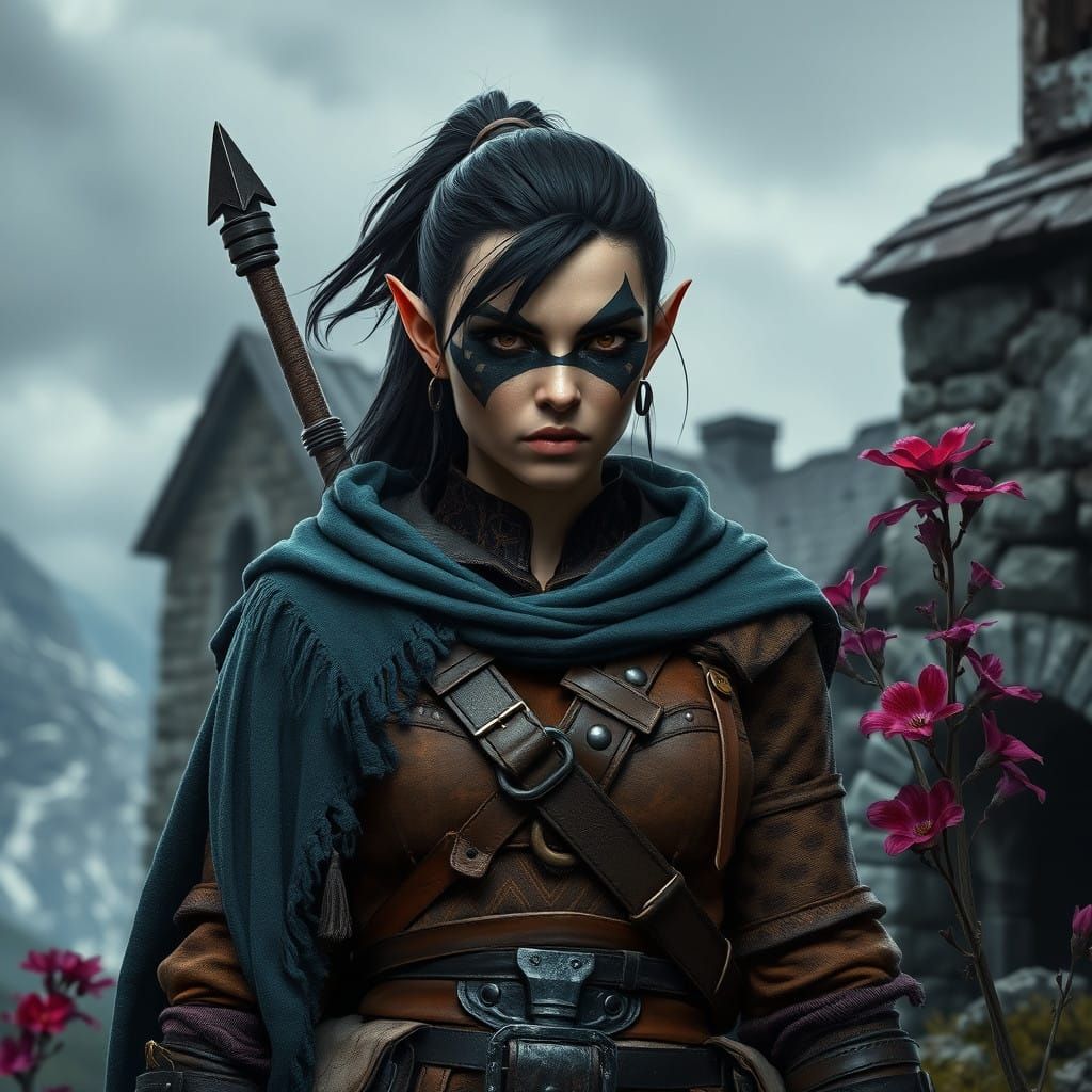 Wood Elf Ranger in Nordic Wilderness