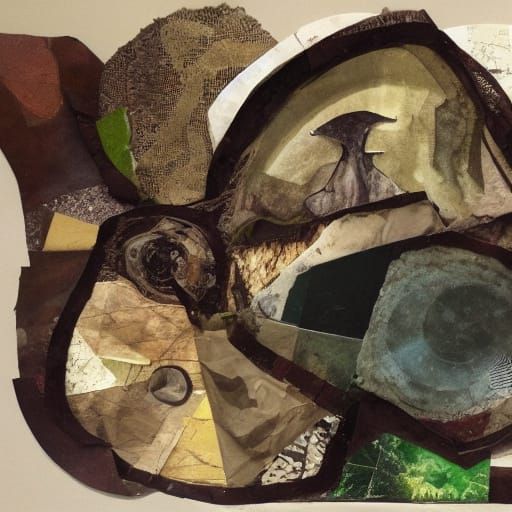 Surrealist Dreamscape in Max Ernst Style