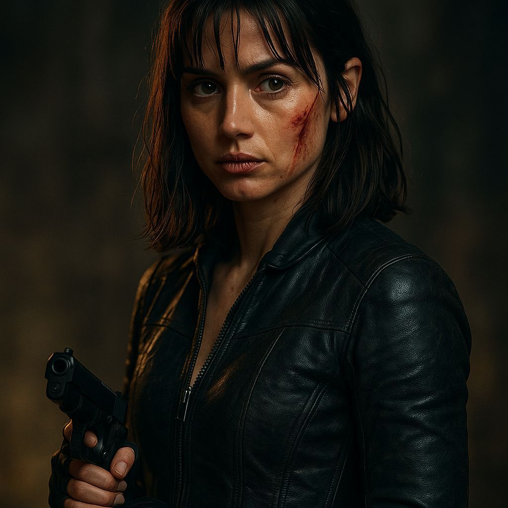 Ballerina Assassin Eve Macarro: Hyperrealistic Cinematic Por...