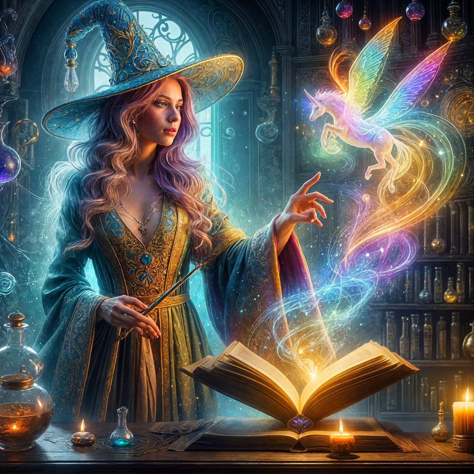 Wizardry and the winged unicorn