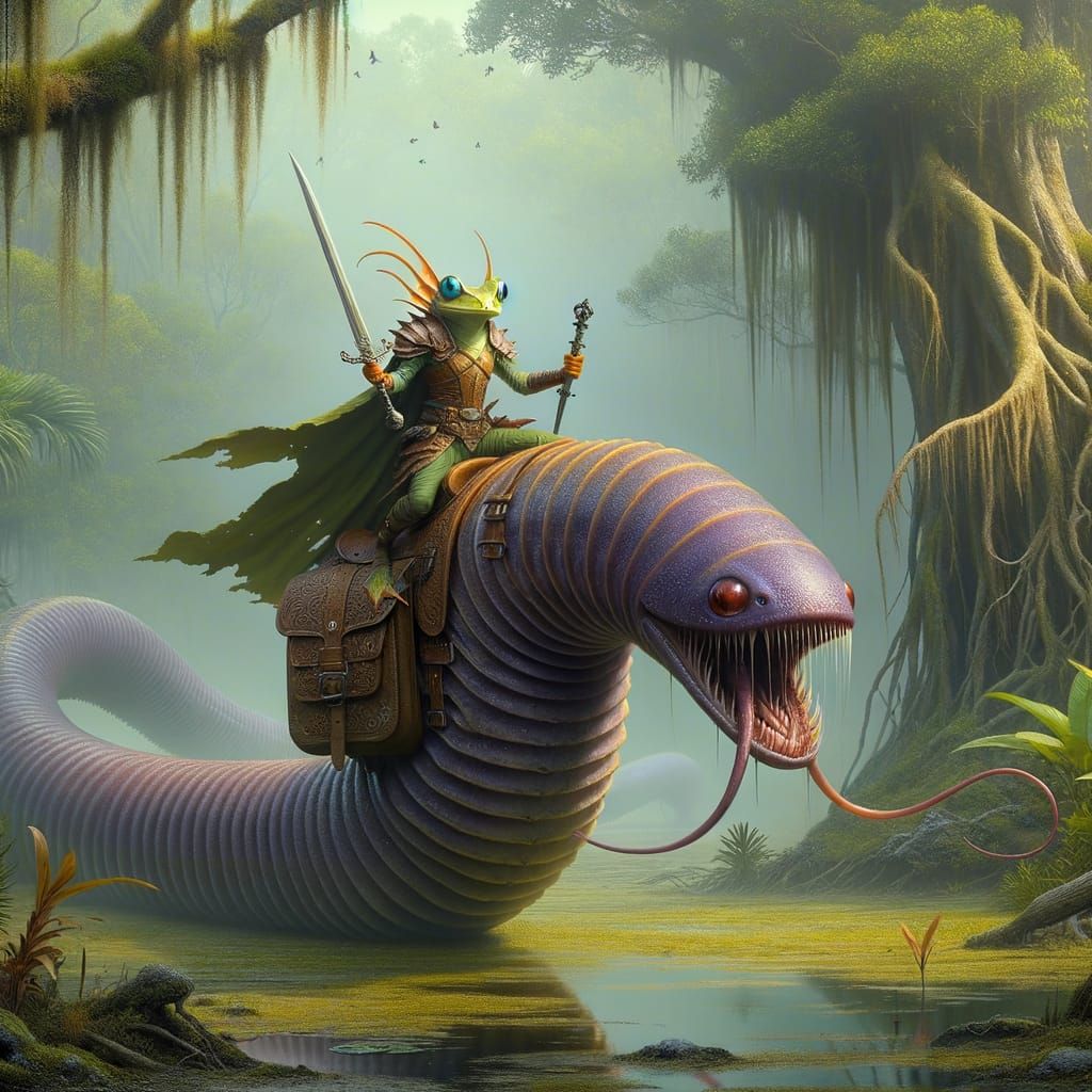 Fantastical Fantasy Concept Art in Deep Colors