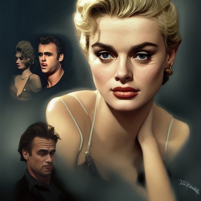 Celebrities in a Crash, Digital Art by Cronenberg